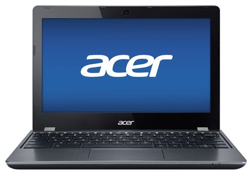 Acer - 11.6" Chromebook - Intel Celeron - 4GB Memory - 16GB Solid State Drive - Gray
