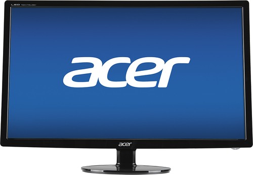 Acer - 27" LED HD Monitor - Black