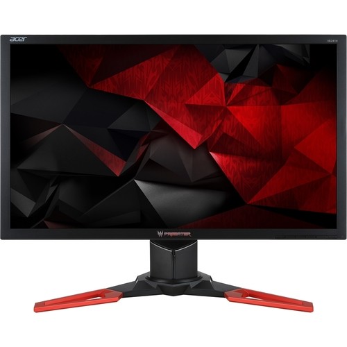 Acer - Predator XB1 24" LCD HD GSync Monitor - Black with Red Accents