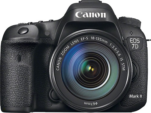 Canon - EOS 7D Mark II DSLR Camera with EF-S 18-135mm IS STM Lens - Black
