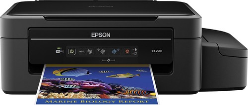 Epson - Expression ET-2500 EcoTank Wireless All-In-One Printer - Black