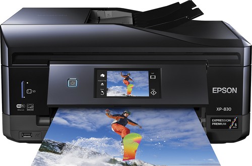 Epson - Expression Premium XP-830 All-In-One Printer - Black