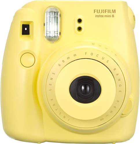 Fujifilm - instax mini 8 Instant Film Camera - Yellow