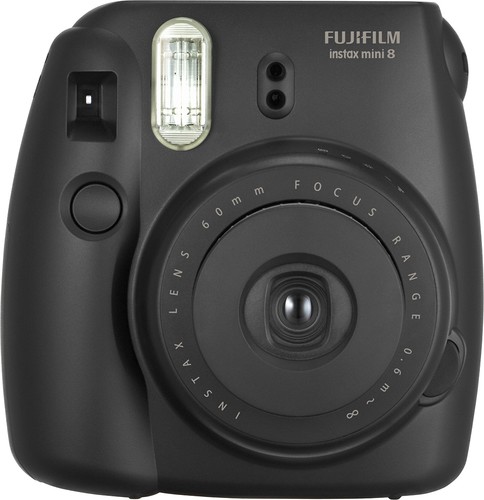 Fujifilm - instax mini 8 Instant Film Camera - Black
