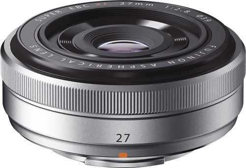 Fujifilm - FUJINON XF 27mm f/2.8 Prime Lens for Fujifilm X-Pro 1, X-E1 and X-M1 Cameras - Silver