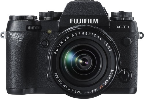 Fujifilm - X-T1 Mirrorless Camera with 18-55mm Lens - Black