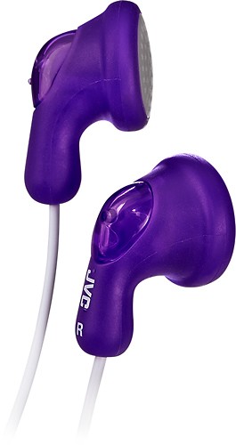 JVC - Gumy Earbud Headphones - Purple