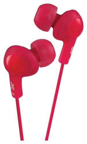 JVC - Gumy Plus Earbud Headphones - Red