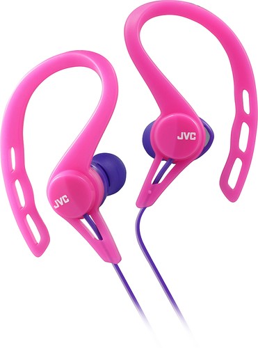 JVC - Ear Clip-On Earbud Headphones - Pink