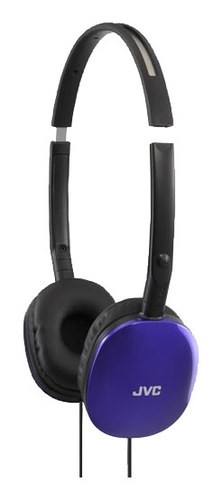 JVC - FLATS Over-the-Ear Headphones - Blue