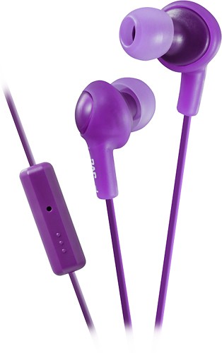 JVC - Gumy Plus Earbud Headphones - Purple