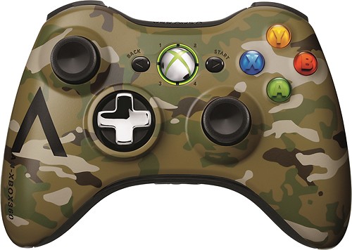 Microsoft - Special Edition Camouflage Wireless Controller for Xbox 360 - Camouflage