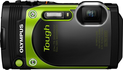 Olympus - TG-870 16.0-Megapixel Digital Camera - Green